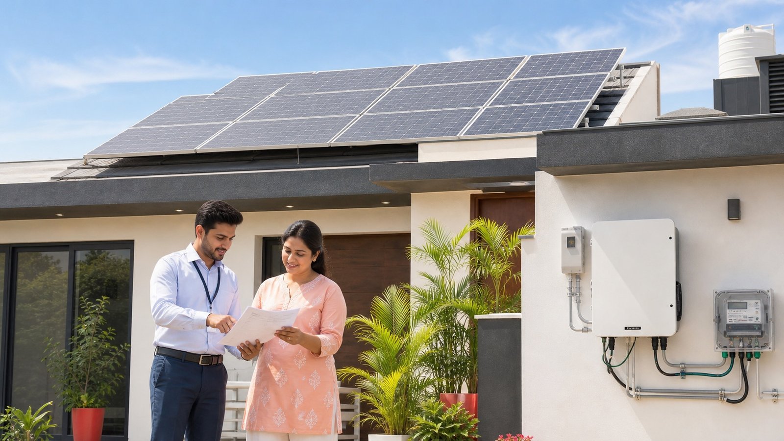 On-Grid Solar System by Avika Energy Systems